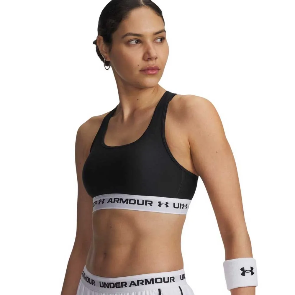 

Спортивный бюстгальтер Under Armour Mid Crossback sports bra, черный
