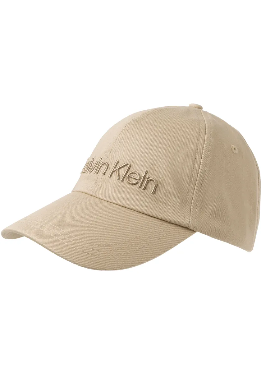 

Бейсбольная кепка Calvin Klein "CALVIN EMBROIDERY BB CAP", с застежкой-застежкой, цвет Travertine