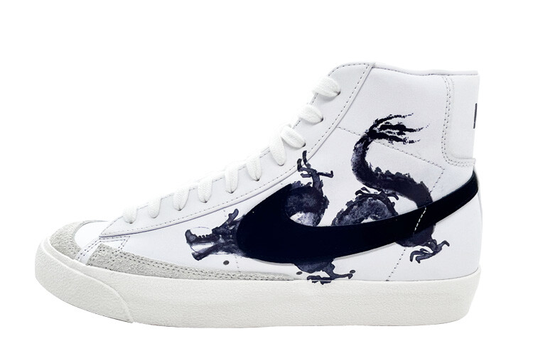 

Обувь для скейтбординга Nike Blazer средней длины унисекс, White