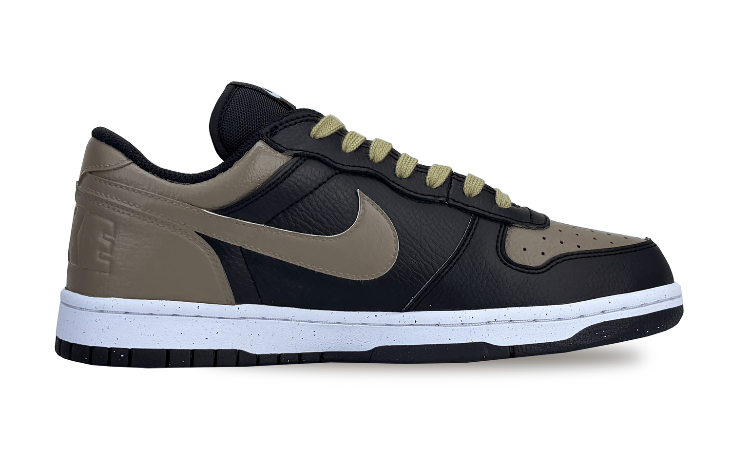 Nike Большие устойчивые к истиранию низкие кроссовки для скейтбординга мужские черно-коричневые — фото 4