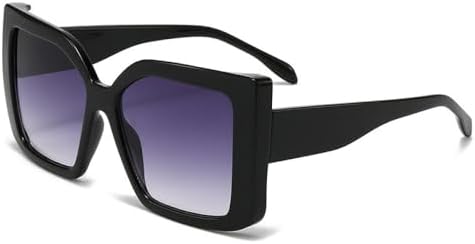 

Большие квадратные очки с леопардовым принтом и цветовыми блоками. Модные очки для активного отдыха на природе, защиты от солнца и УФ-излучения, для пляжного отдыха MTZJH, Black