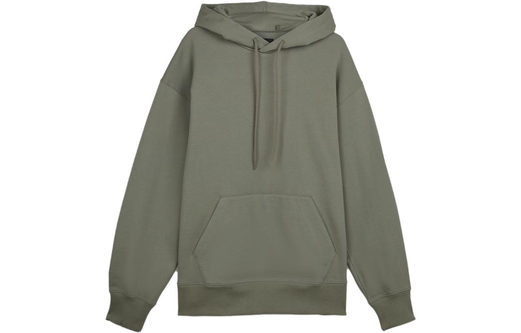 

Худи Y 3 из хлопковой смеси со шнурком Y-3, зеленый