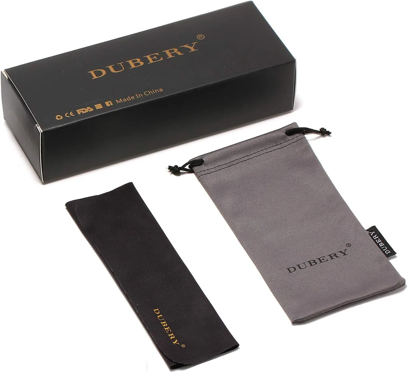 

Солнцезащитные очки DUBERY Fashion Polarized для женщин и мужчин, 100% защита от УФ-излучения, модные сдвоенные линзы, модель D8030, 2pack-black/Black+transparent/Red