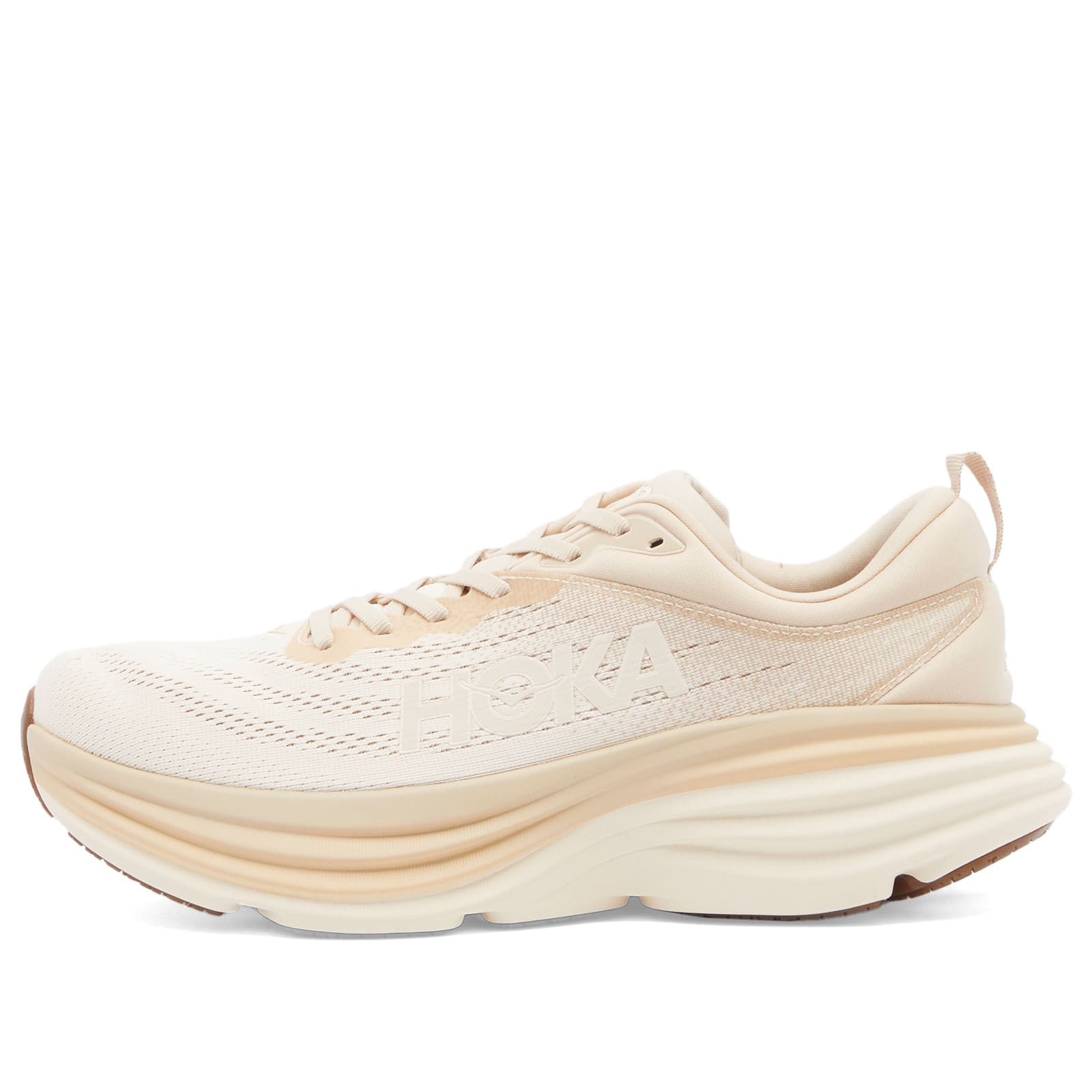 

Кроссовки Hoka One One M Bondi 8, цвет Shifting Sand & Vanilla