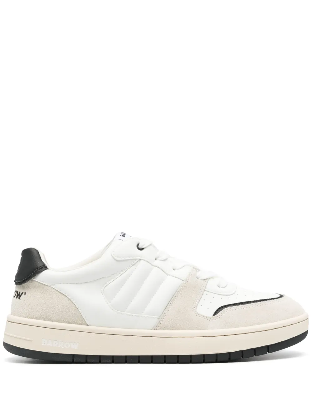 

Кроссовки с логотипом и вставками Barrow, белый