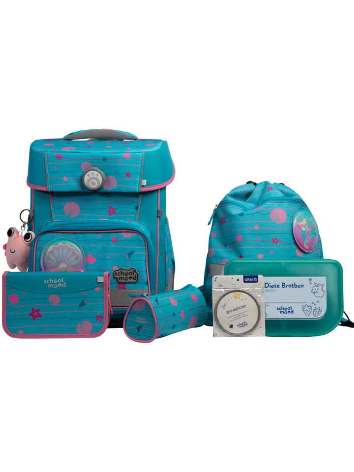 

SCHOOL-MOOD Набор из 7 школьных сумок Champion Pro Lilly Mermaid светло-голубого цвета