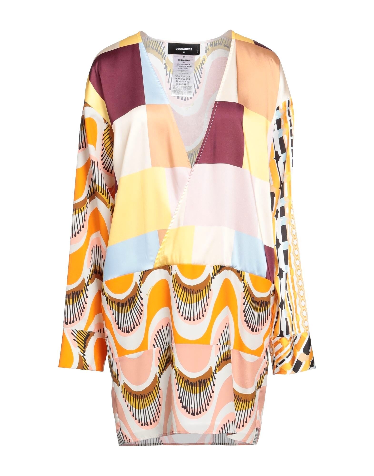 

Мини-платье Dsquared2, желтый