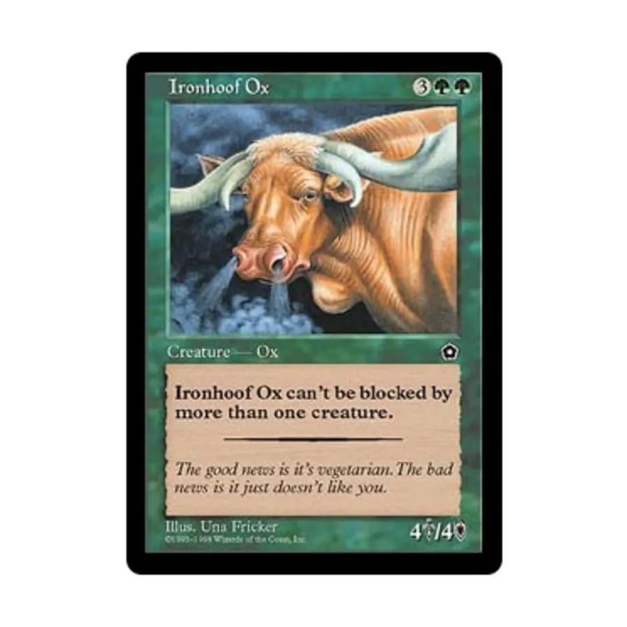 

CCG Железнокопытный бык (U), MTG - Portal 2nd Age