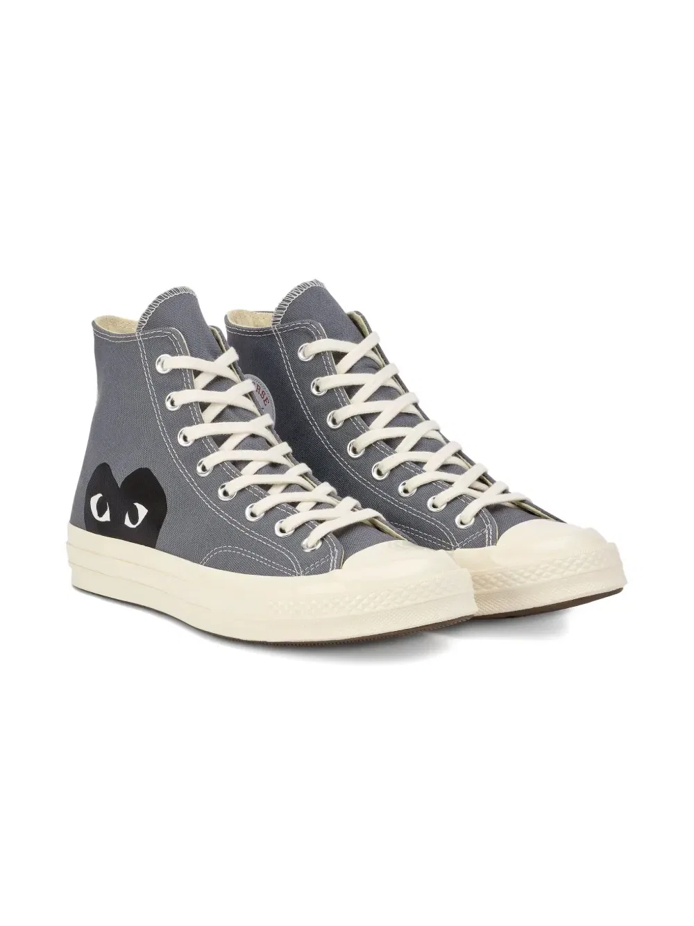 Высокие кроссовки с логотипом в виде сердца Comme Des Garçons Play X Converse, серый