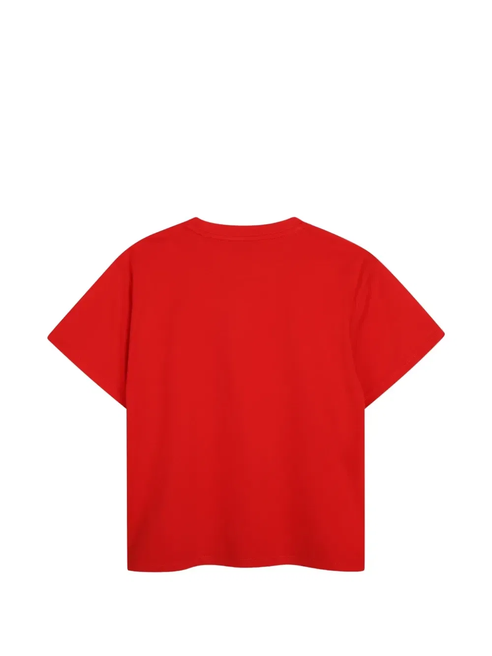 Футболка с круглым вырезом и нашивкой-логотипом Kenzo Kids, красный — фото 2