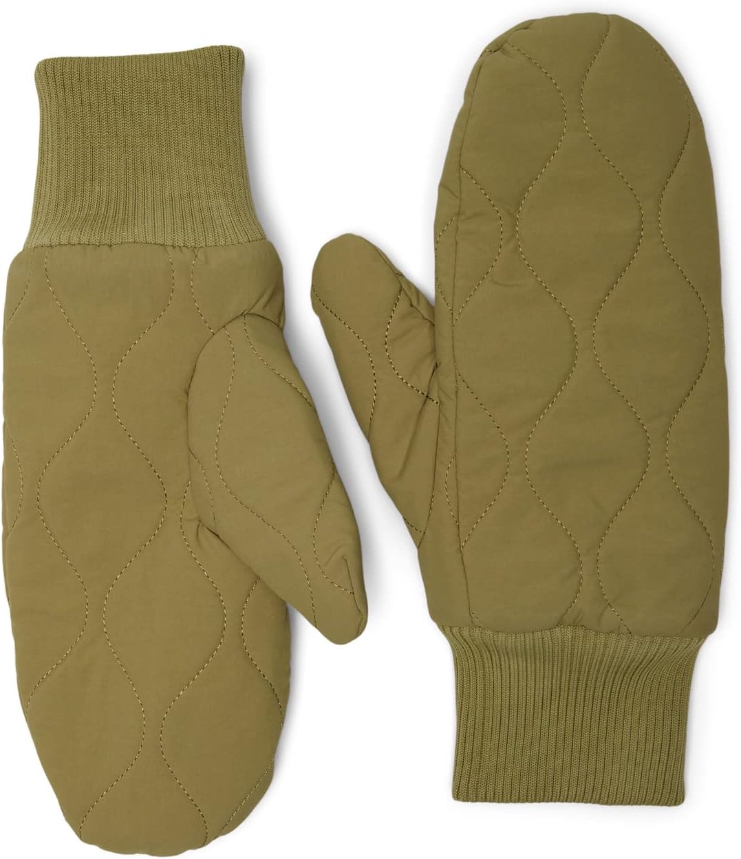 

Перчатки Madewell Quilted Mitten, цвет Muted Olive