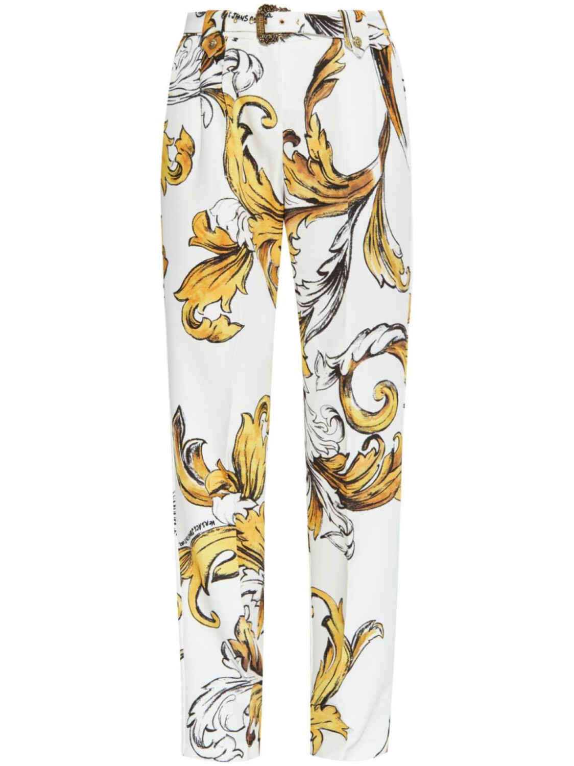 

Брюки Versace Jeans Couture Outline Barocco, белый