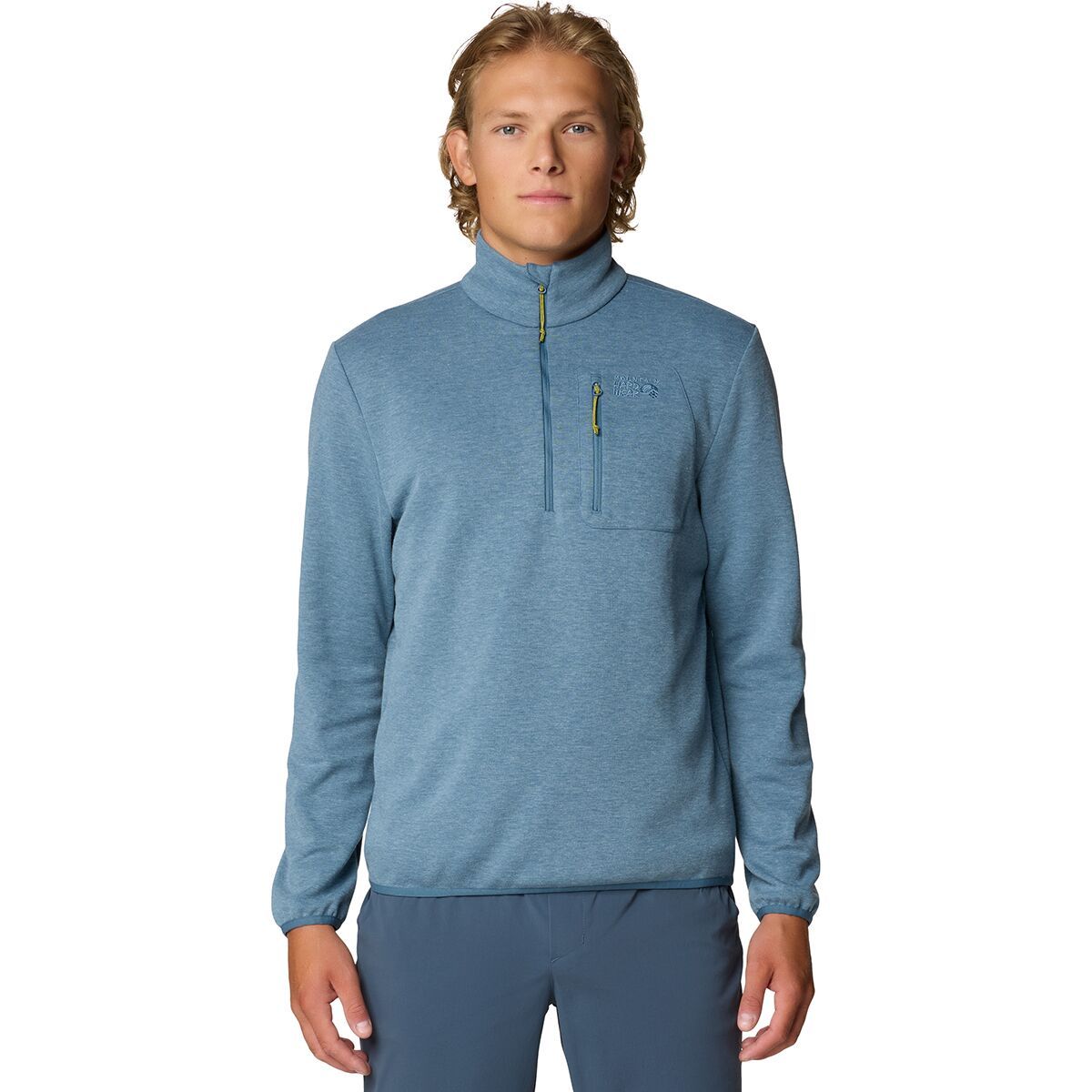 

Рубашка с полумолнией Route out Mountain Hardwear, синий
