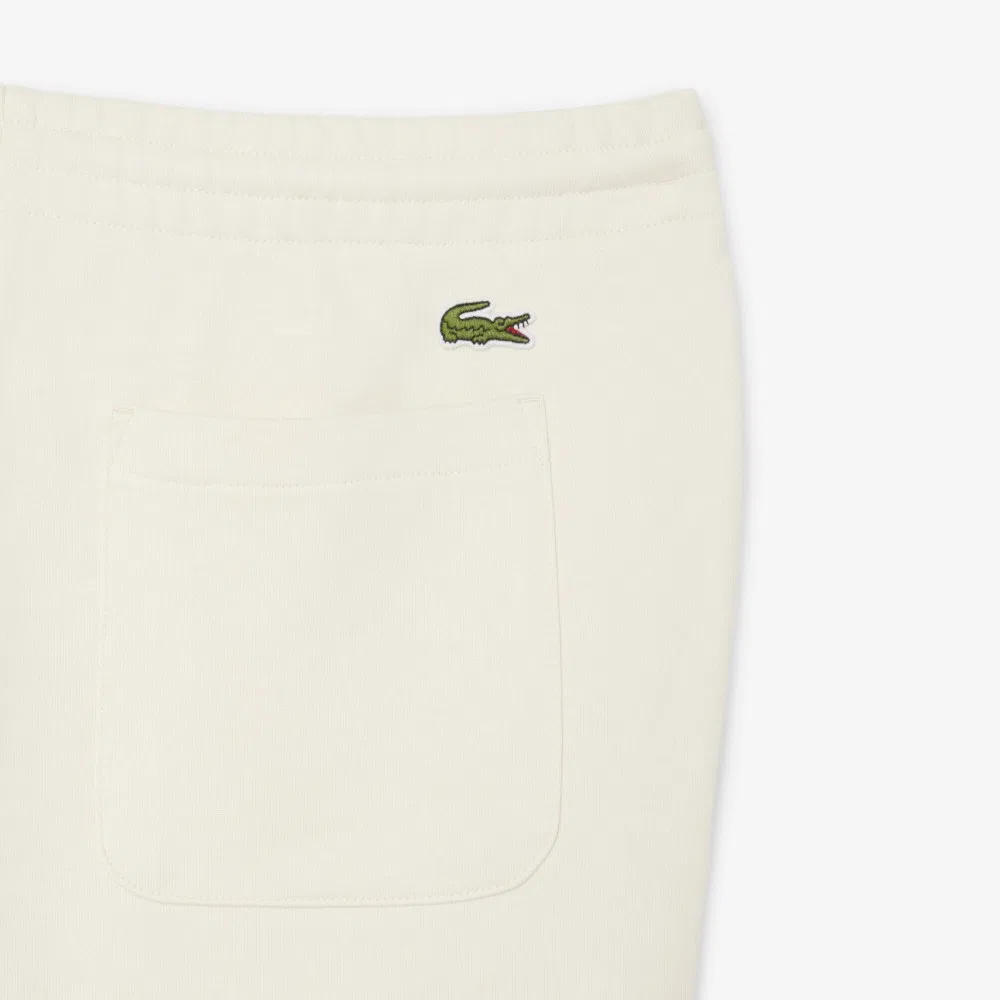 Мужские кремовые джоггеры Lacoste Regular Fit с графикой — фото 4