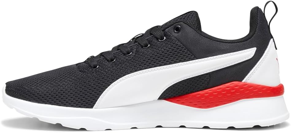 Мужские кроссовки PUMA Anzarun Lite с шнуровкой для повседневной носки - черные — фото 3