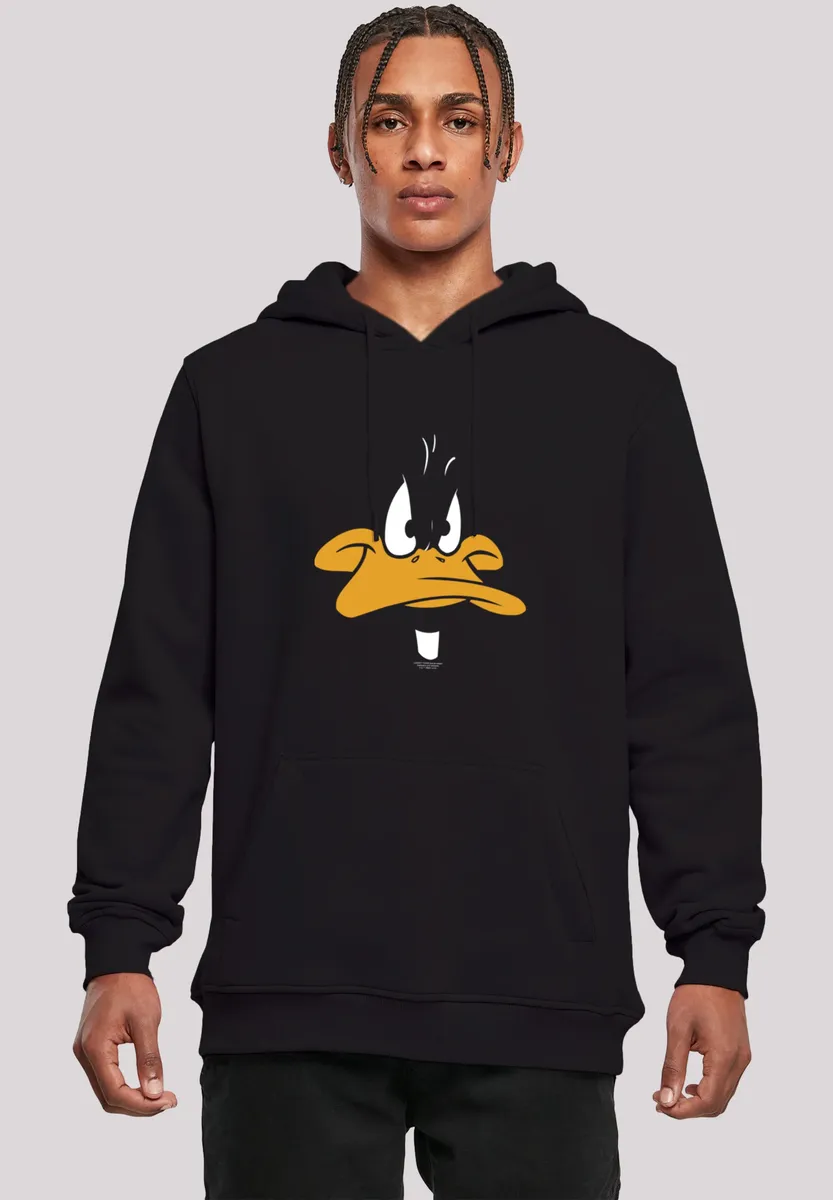 

Толстовка F4NT4STIC "Looney Tunes Daffy Duck Big Face", мужская, премиальный товар, приталенный крой, толстовка с принтом, черный