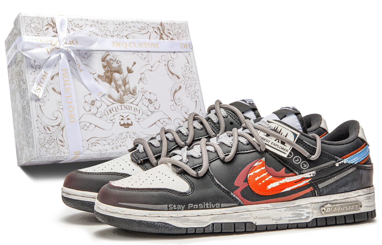 

Детские скейтерские кроссовки Dunk Kids Nike, оранжевый