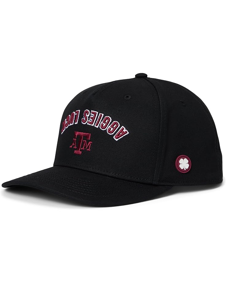

Унисекс черная кепка Clover Texas A&M Game Day с регулируемой застежкой Black Clover, Black/Cotton Twill Maroon 3D Embroidery