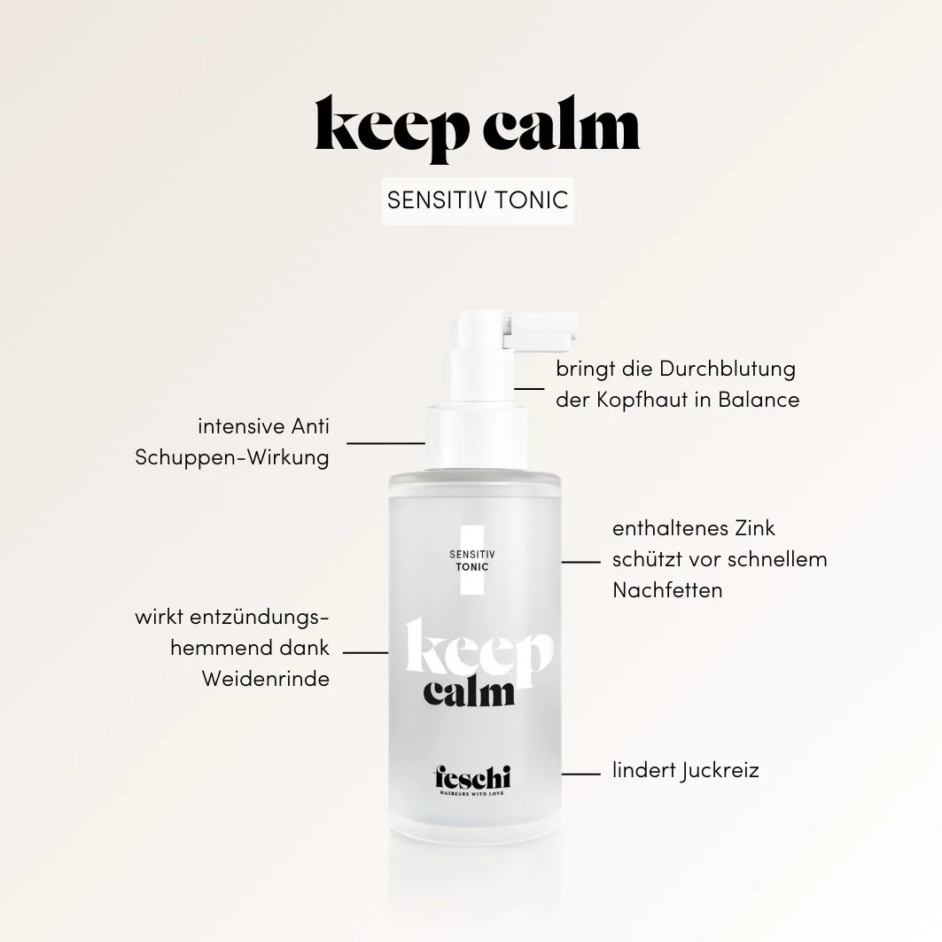 Тоник для волос Keep Calm - тоник для чувствительной кожи головы Feschi, 100 мл — фото 2