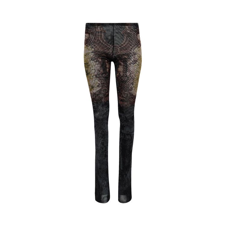 

Брюки Jean Paul Gaultier Printed Médaillon Mesh Trouser, Black/Vintage Blue/Green