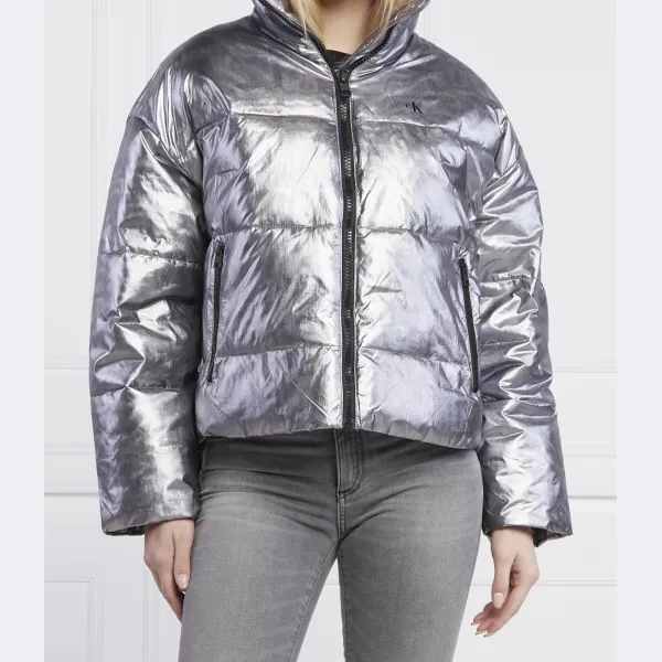 

Куртка оверсайз Calvin Klein, серебряный
