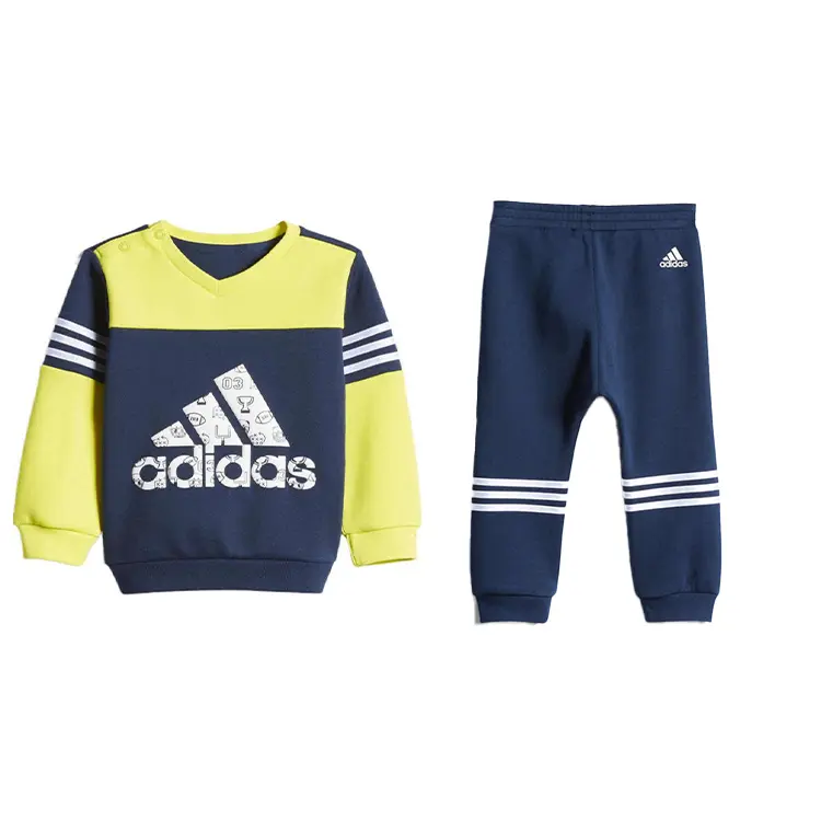 

Повседневная спортивная одежда navy/white для младенцев и малышей Adidas, темно-синий/белый