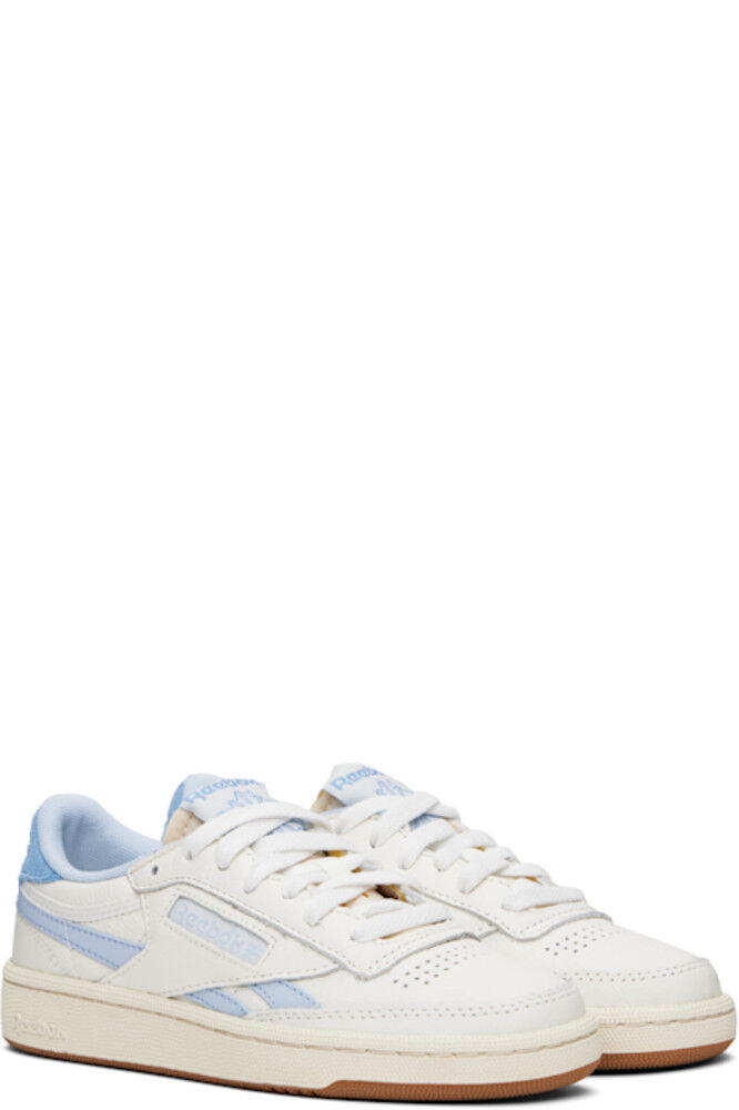 Кроссовки Club C Revenge Vintage в цвете Off-White & Blue Reebok Classics — фото 4