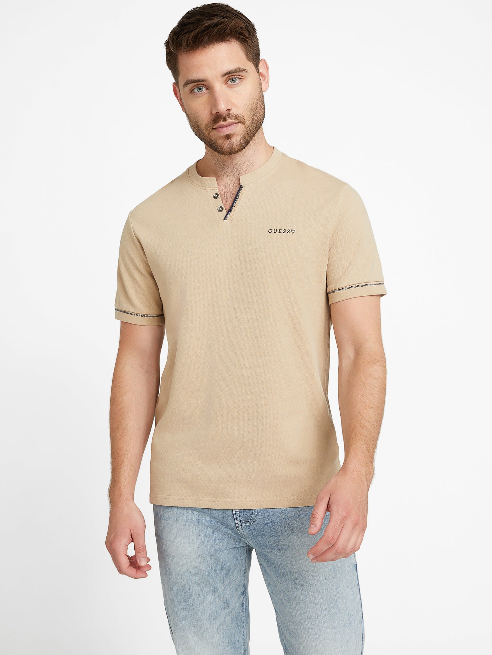

Футболка Eco Ricardo Henley Guess Factory, цвет g118