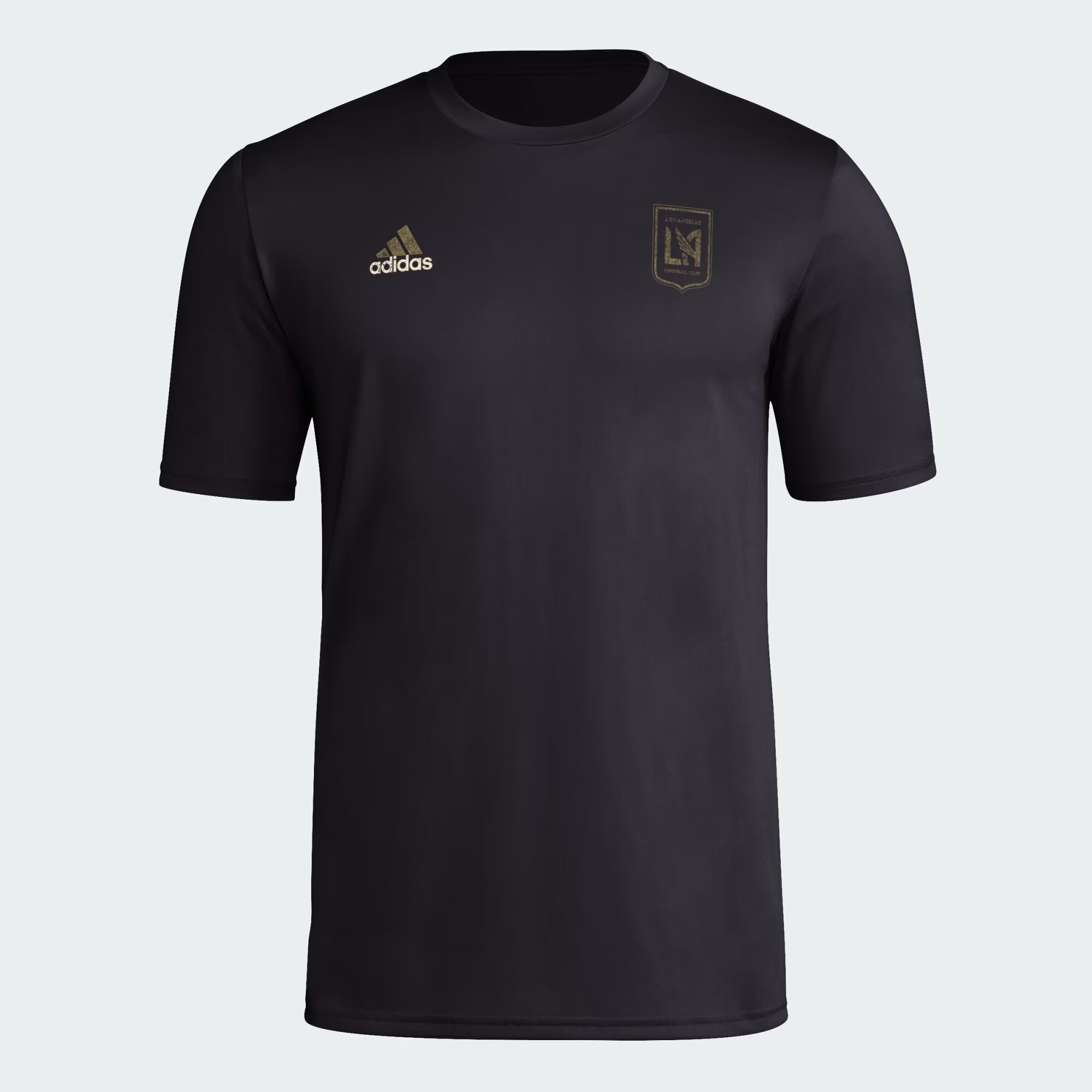 

Футболка с короткими рукавами перед игрой Los Angeles FC Adidas, цвет Black/Mls-Lgf-Ldh