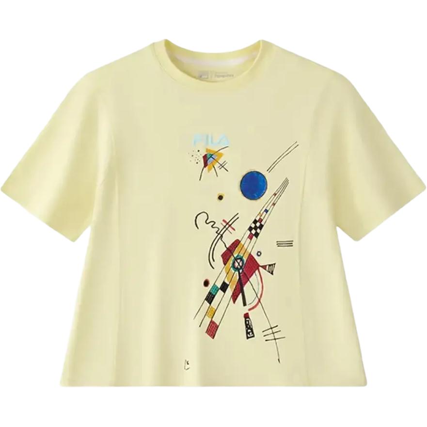 

Футболка для подростков FILA KIDS, бежево-желтый