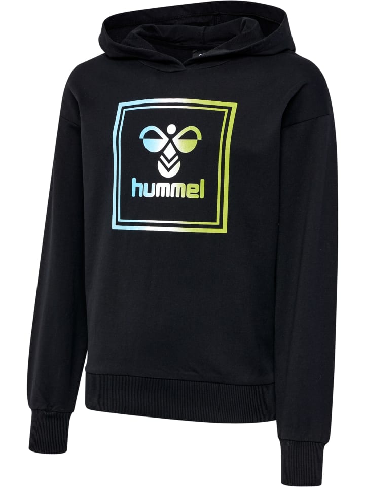 Hummel Детская толстовка Hmlleiden в цвете BLACK IRIS/OIL BLUE — фото 4
