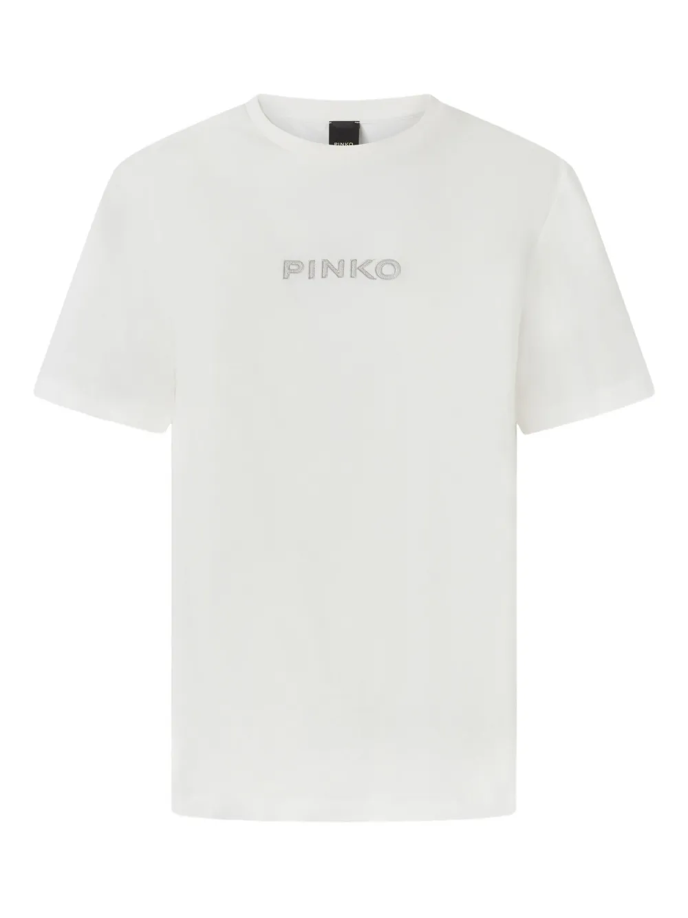 

Футболка с вышитым логотипом PINKO, белый
