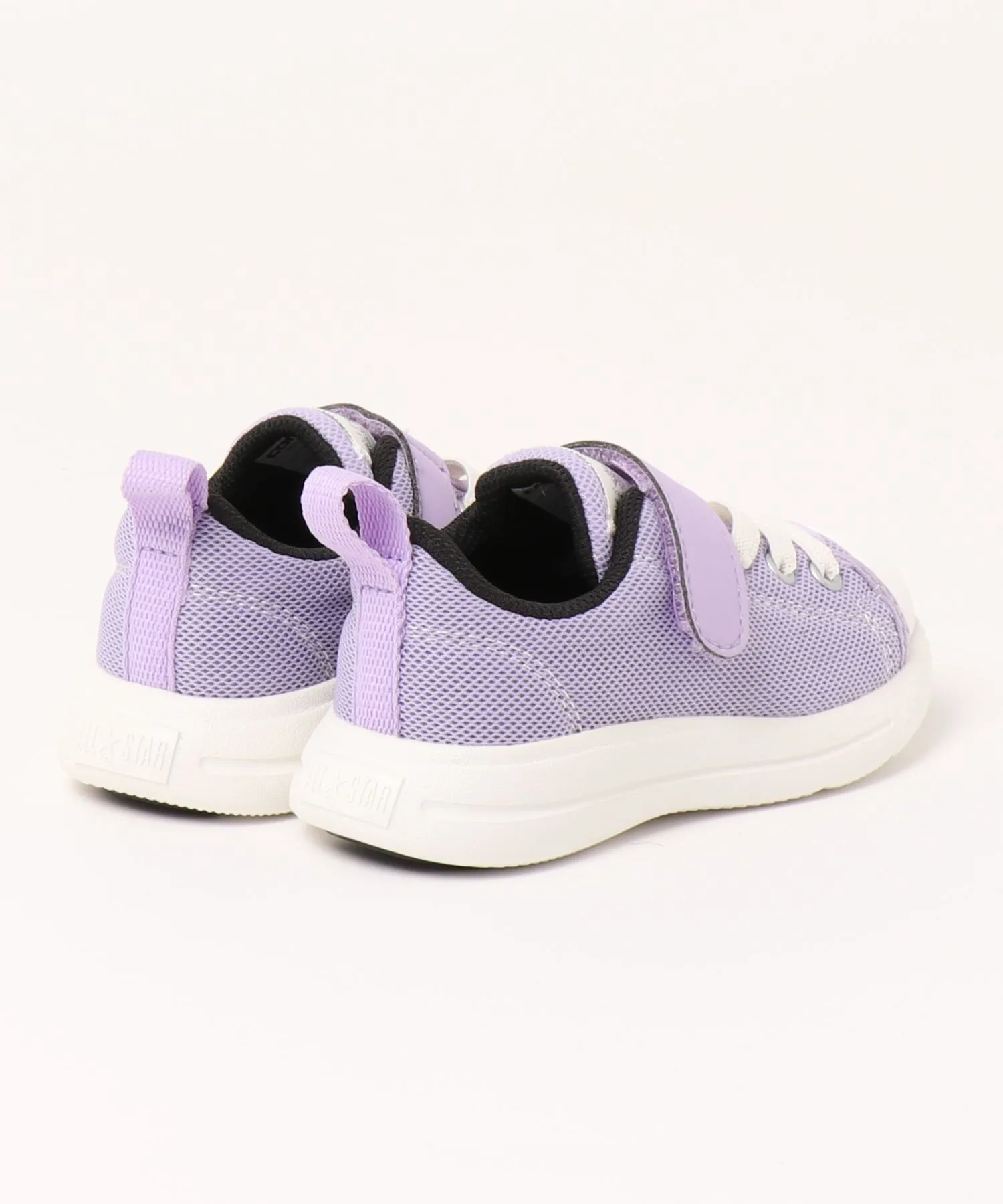 Детские кроссовки с липучкой CONVERSE CHILD ALLSTAR LIGHT ACTIVE V-1 OX сиреневые — фото 2