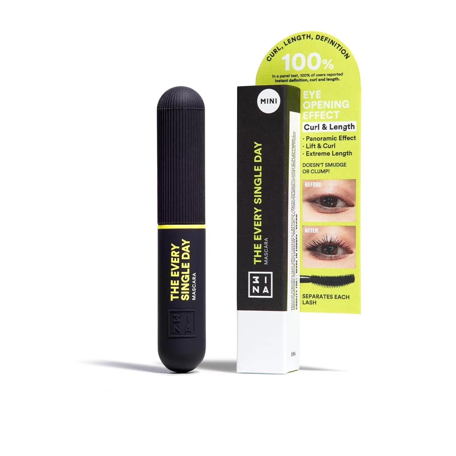 Тушь для ресниц «The Every Single Day Mascara» (мини) от 3INA MAKEUP 3Ina