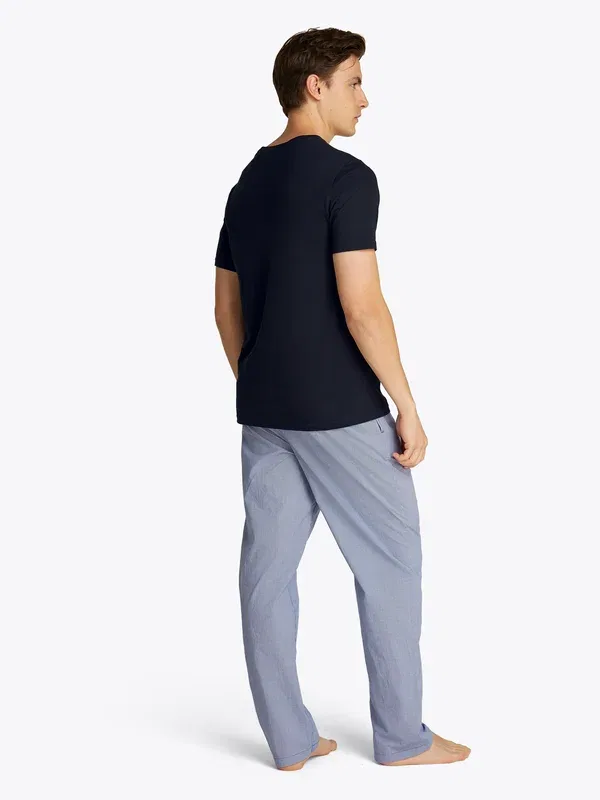 Футболка Tommy Hilfiger Signature ctn ess 3pack ss tee undershirt, небесно-голубой — фото 2