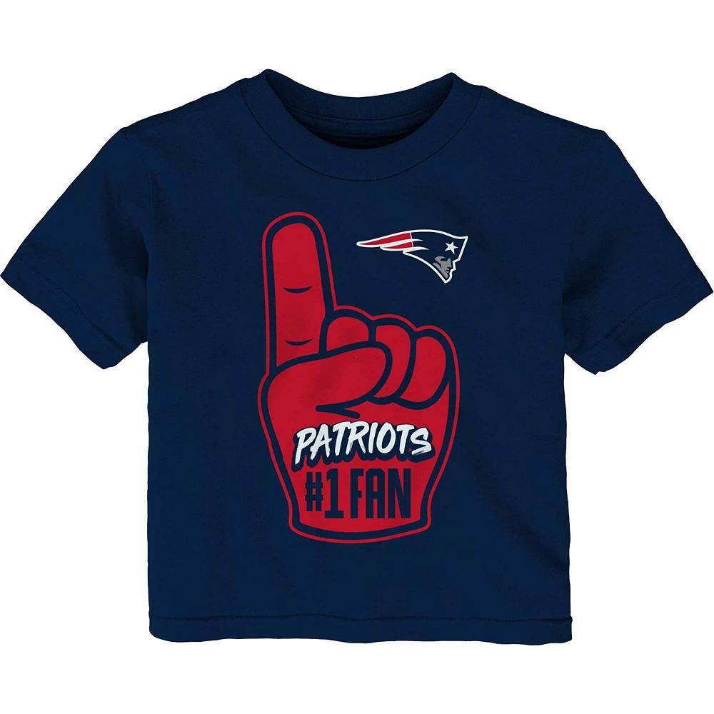 

Темно-синяя футболка New England Patriots для младенцев Outerstuff, цвет Pat Navy