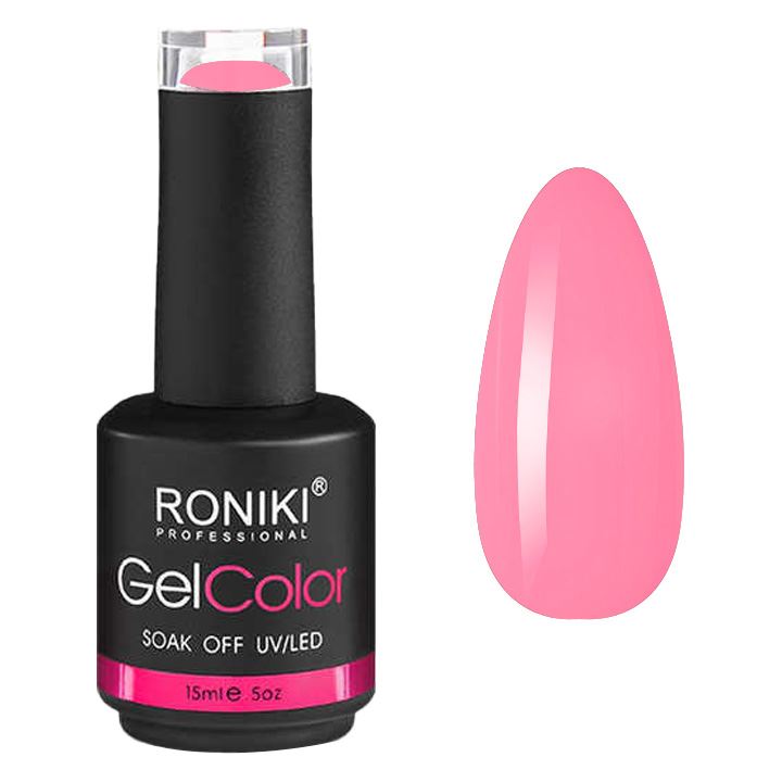 

Лак для ногтей roniki macaron gel serie Uniq, carnation pink, объем 15 мл