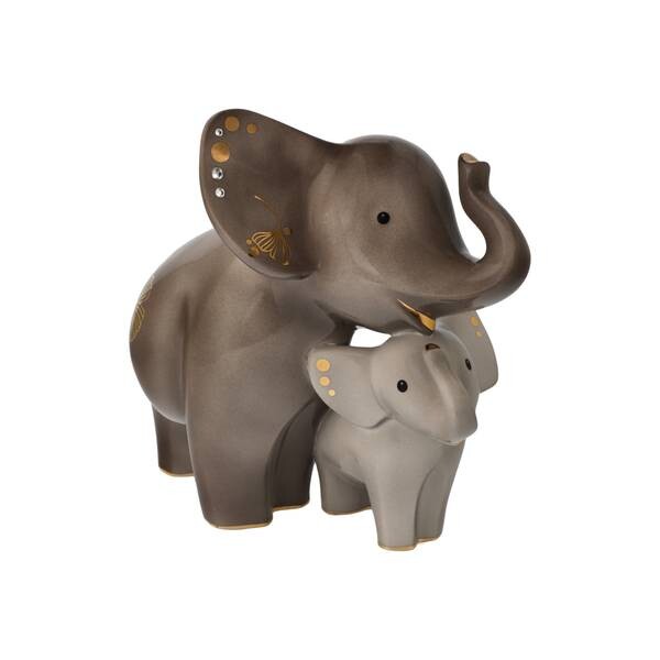 

Декоративная фигурка Goebel Elephant - Kindani & Latika, коричневый