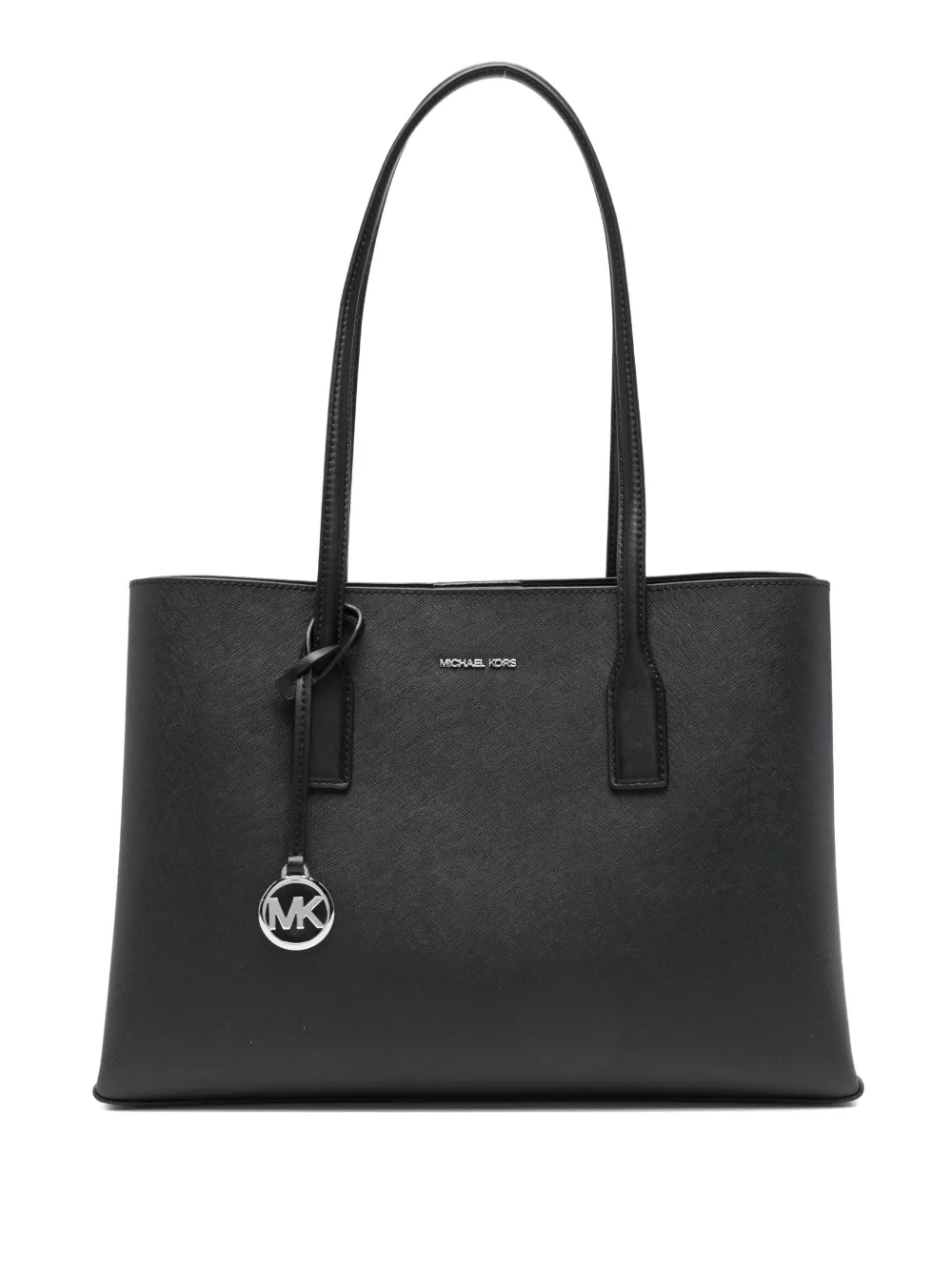 

Кожаная сумка-тоут с двумя ручками Michael Michael Kors, черный
