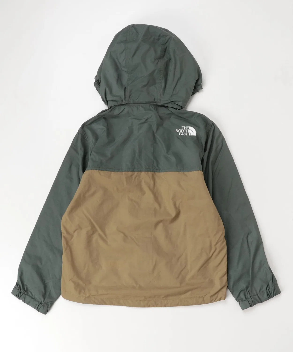 Ветровка детская The North Face Compact Jacket из нейлона, жёлто-зелёная — фото 2