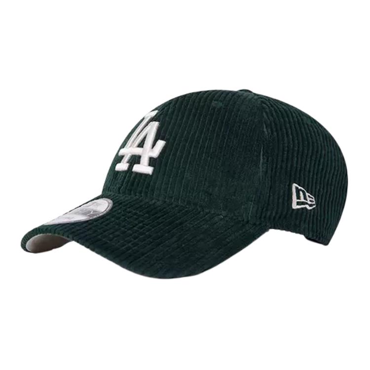 

New Era Хлопковая вельветовая бейсболка унисекс тёмно-зелёная, Dark Green