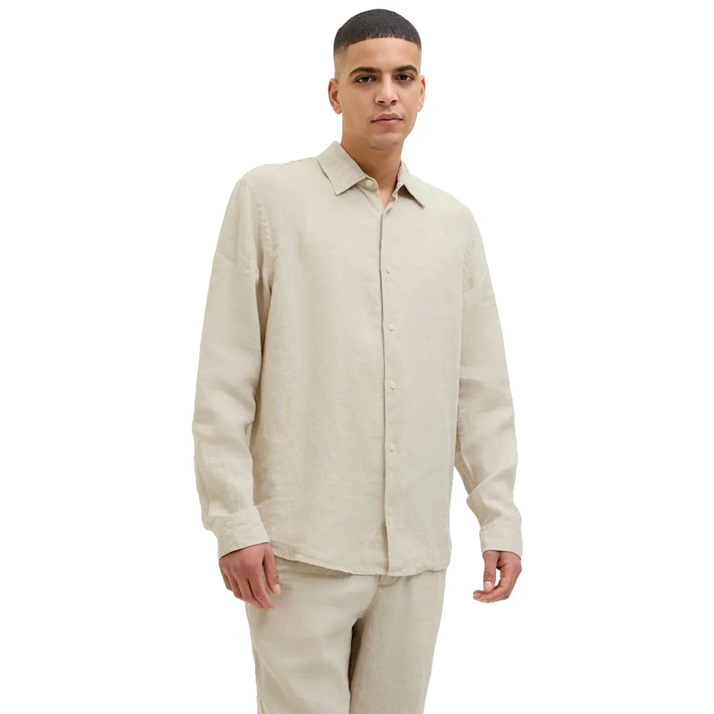 

Рубашка Jack & Jones Lawrence Linen, бежевый