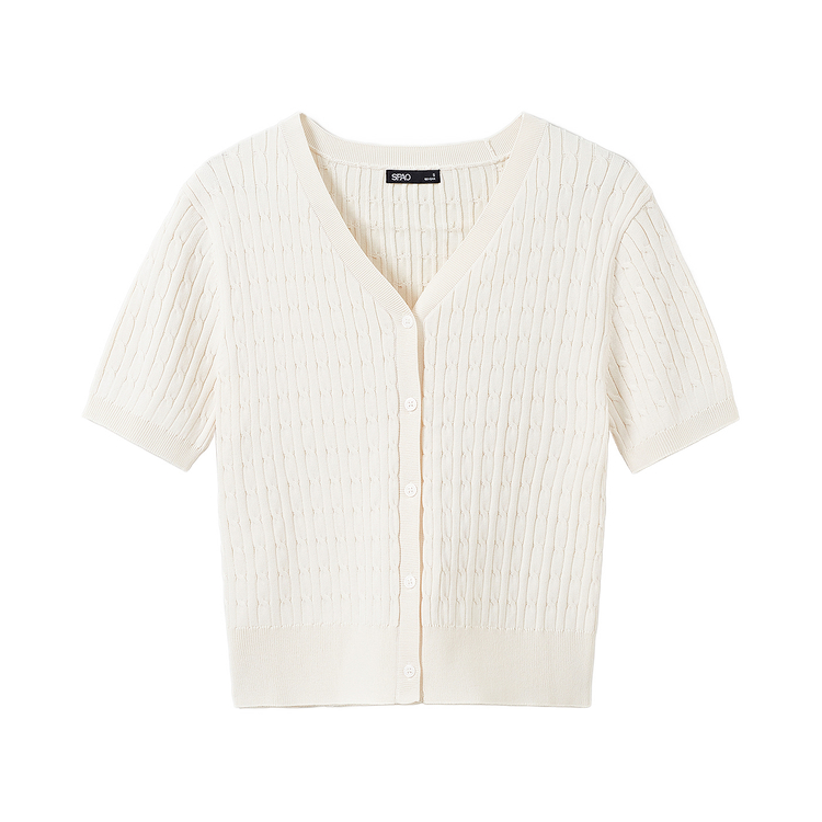 

Сумка-шоппер женская из трикотажа SPAO, [solid color with button placket]бежевый