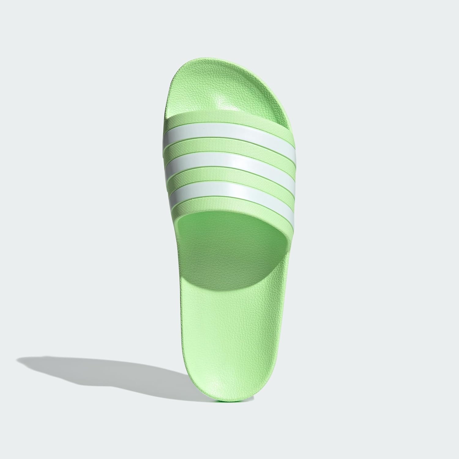 Сандалии adidas Adilette Aqua для взрослых, унисекс, белый/зеленый — фото 3