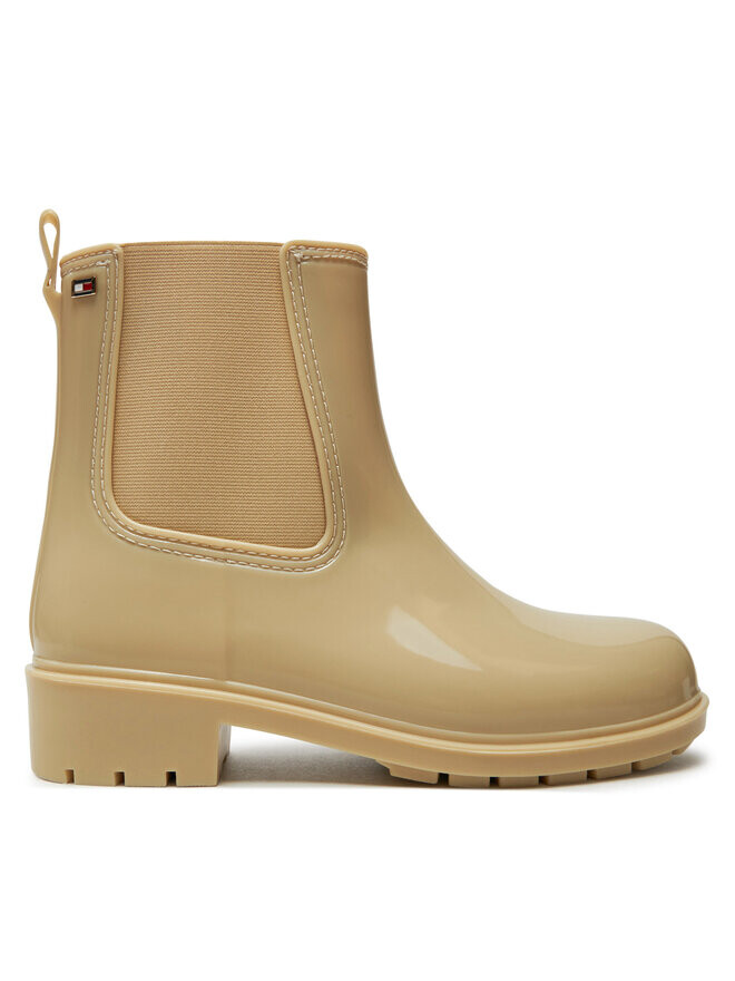 

Водоотталкивающие сапоги Tommy Hilfiger Flag Rainboot, бежевый
