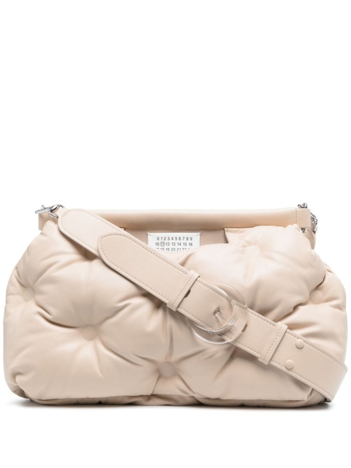 

Сумка на плечо Maison Margiela Glam Slam Classique среднего размера, нейтральный цвет