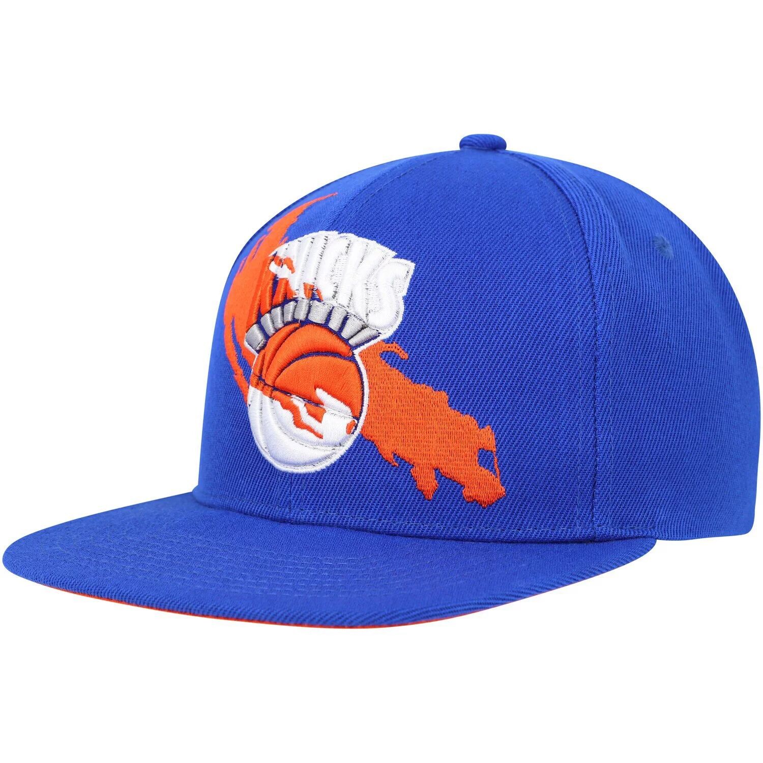 

Мужская синяя бейсболка Mitchell & Ness New York Knicks Paint By Numbers Snapback