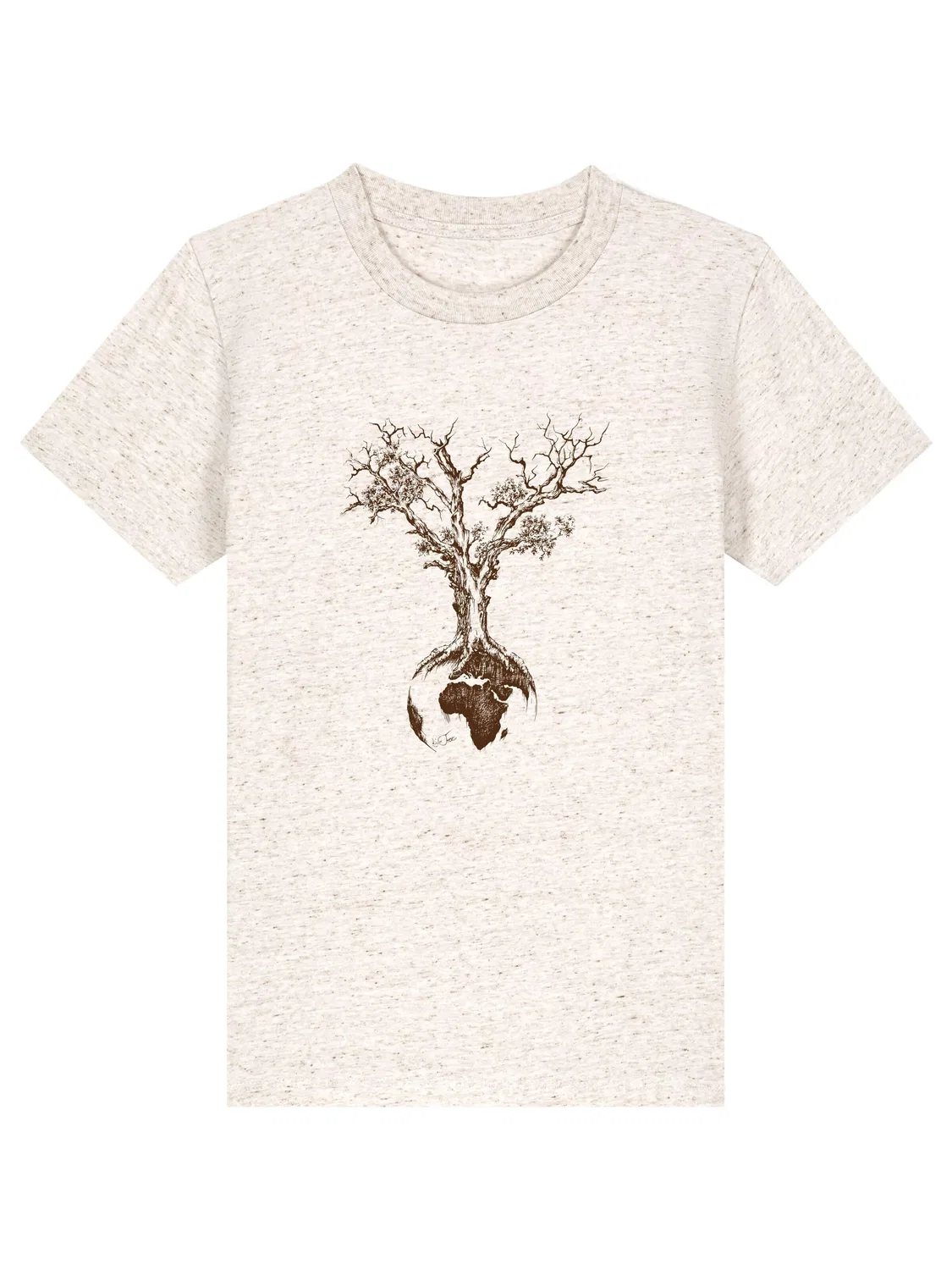 Футболка 'Weltenbaum' Life-Tree, Wool White