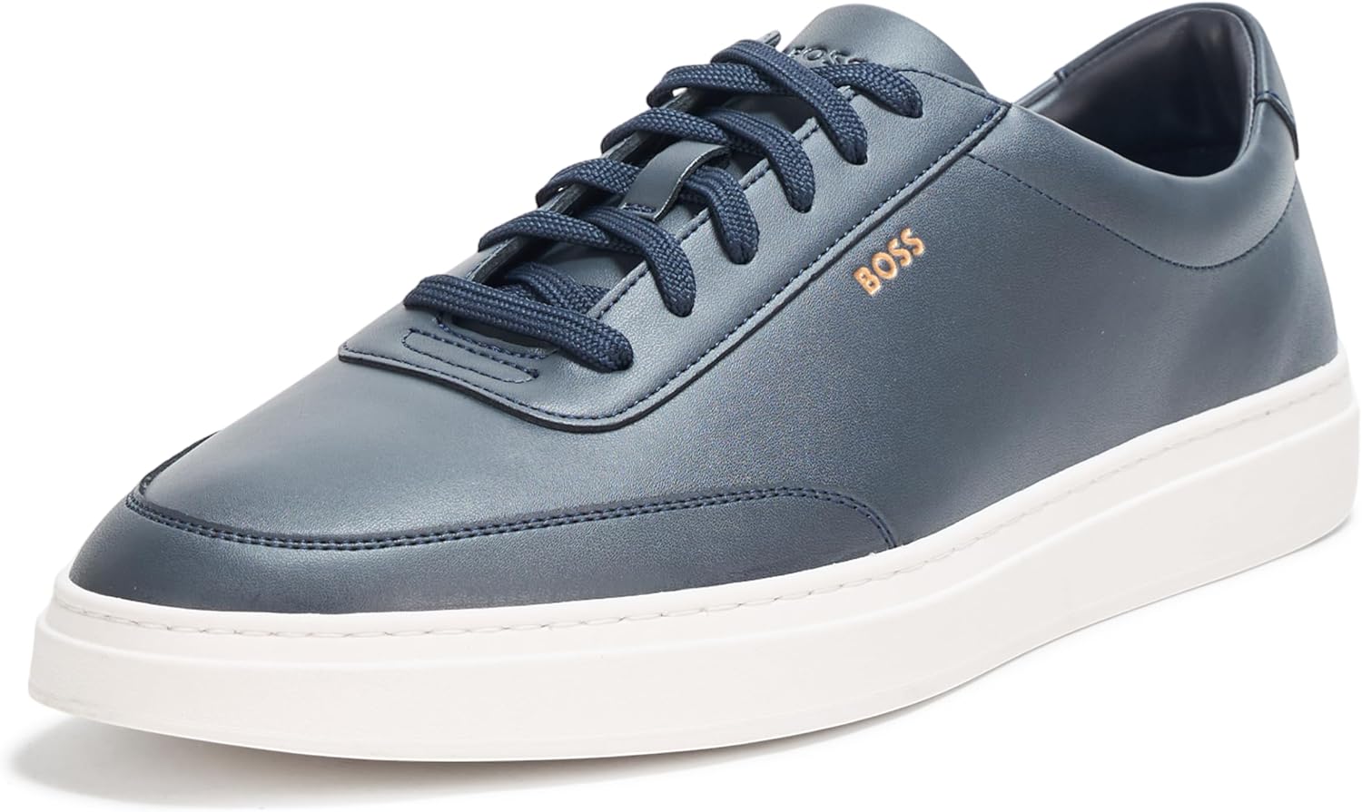 

BOSS Мужские кроссовки Kieran из гладкой кожи, Clean Navy