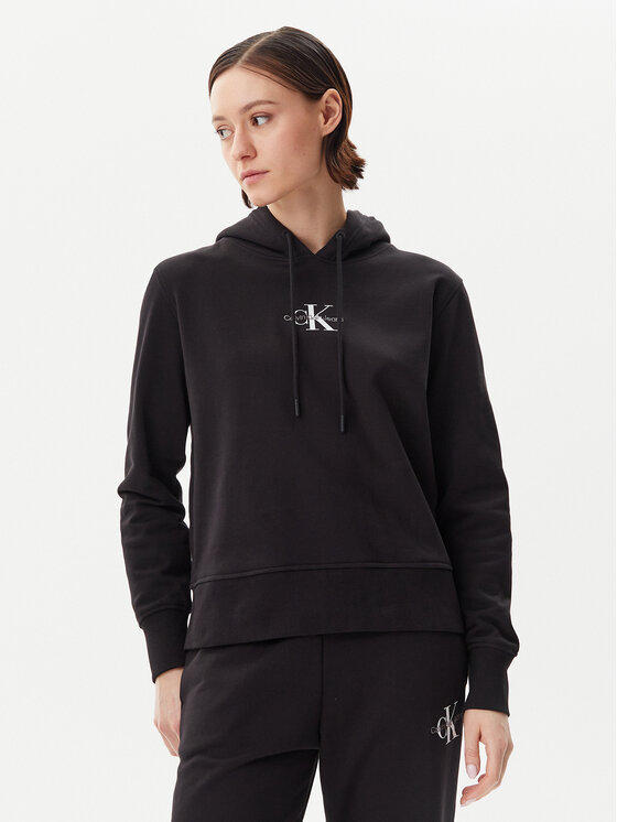 

Толстовка обычного кроя Monologo J20J225358 Calvin Klein Jeans, черный